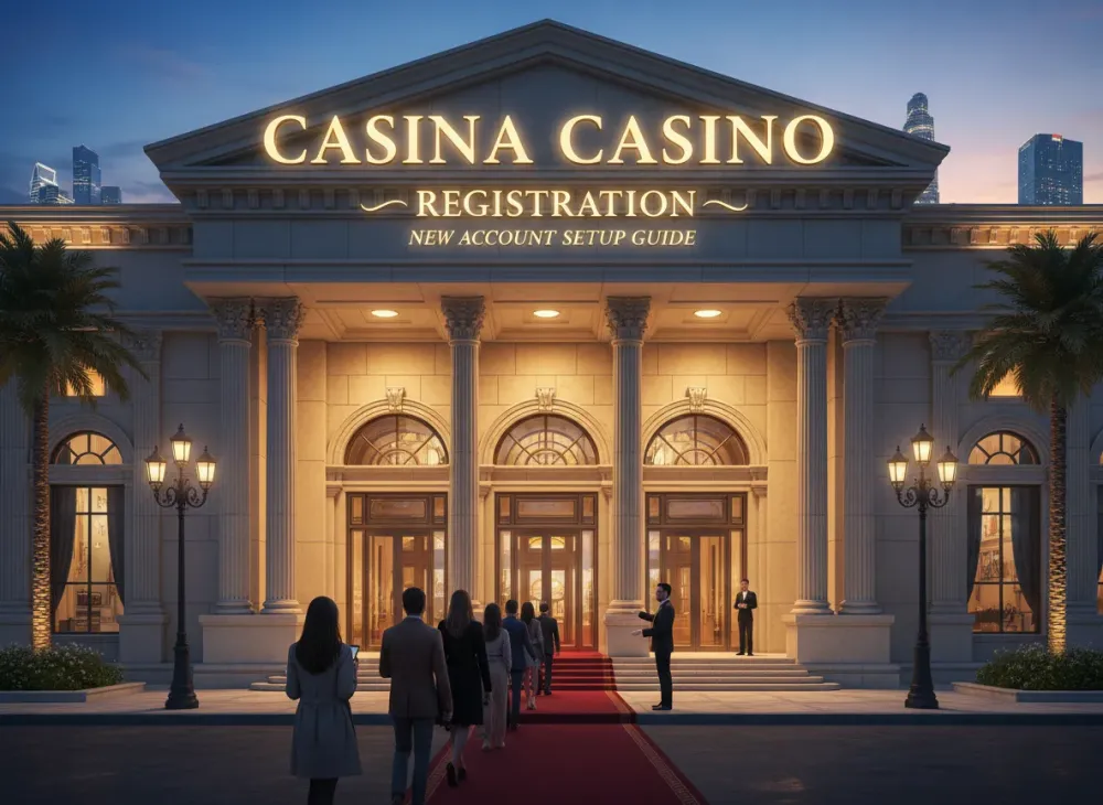 Casina casino registration guide for new account setup